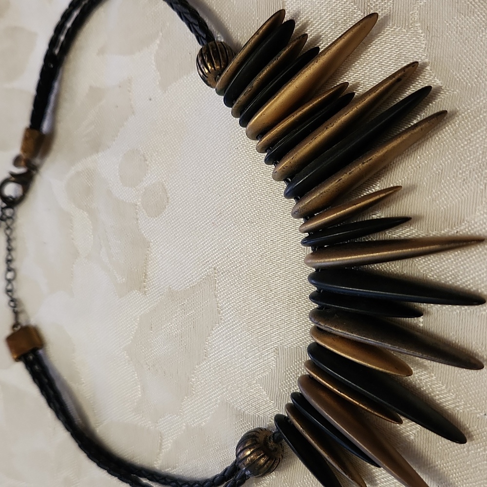Chico's Wooden Necklace